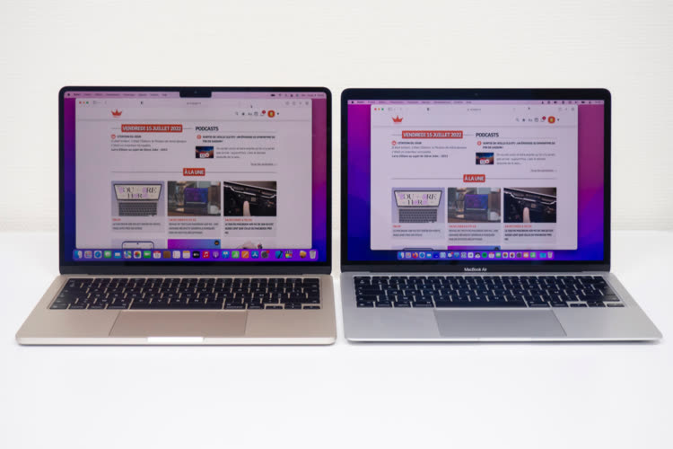 Lequel vaut le plus le coup ? Le MacBook Air M1 ou le MacBook Air M2 ?
