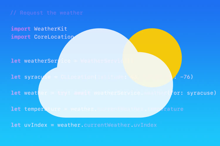 À la découverte de WeatherKit, la nouvelle API météo d’Apple