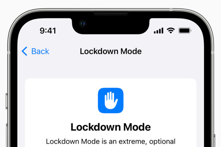 Apple dévoile un « mode Lockdown » pour limiter au maximum les attaques sur iPhone et Mac