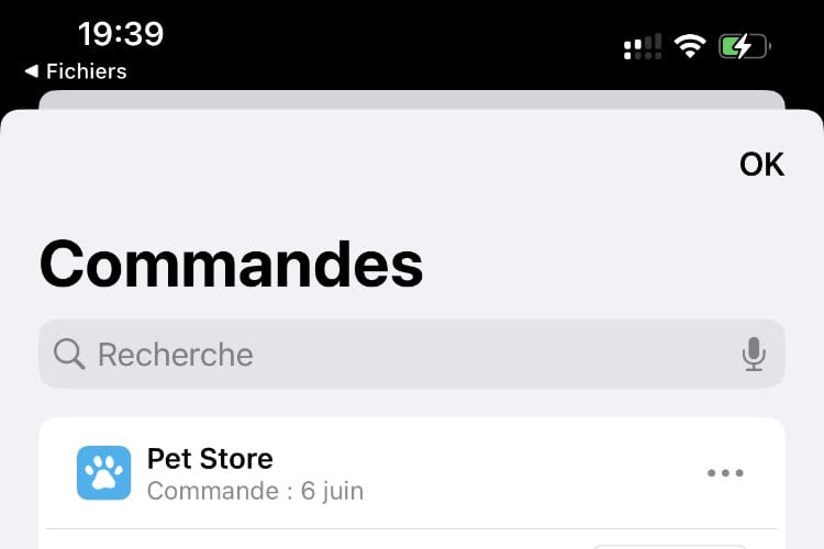 iOS 16 : aperçu du suivi des commandes dans l