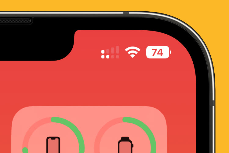 iOS 16 affiche enfin le pourcentage de la batterie en haut des iPhone avec Face ID 🎉