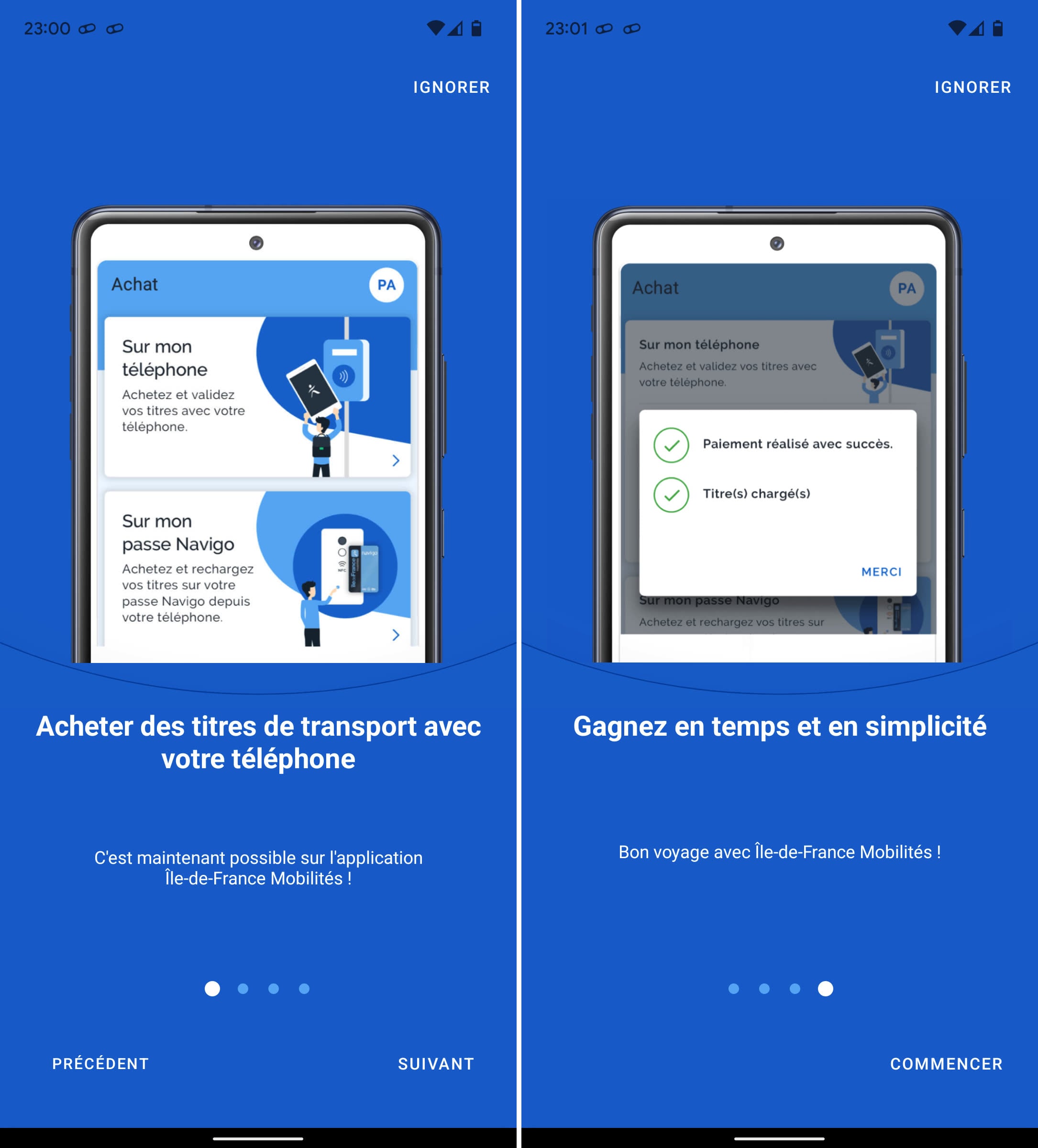 Android Transp On a essayé la nouvelle validation des titres de transport avec un ...