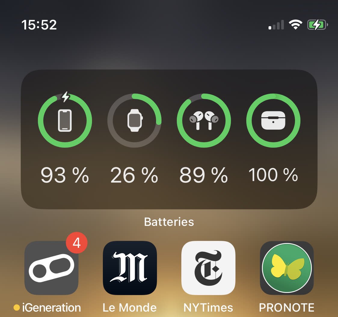 iPhone et iPad : Afficher le niveau de batterie en pourcentage 
