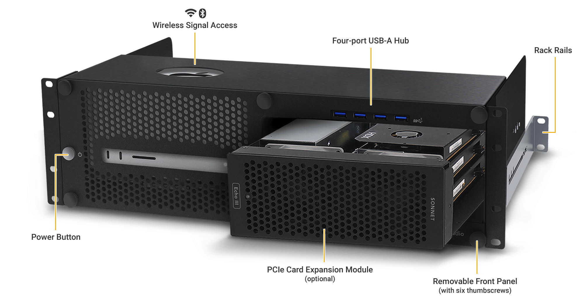 Mac Studio : Sonnet lance ses racks avec module d'extension PCIe ...