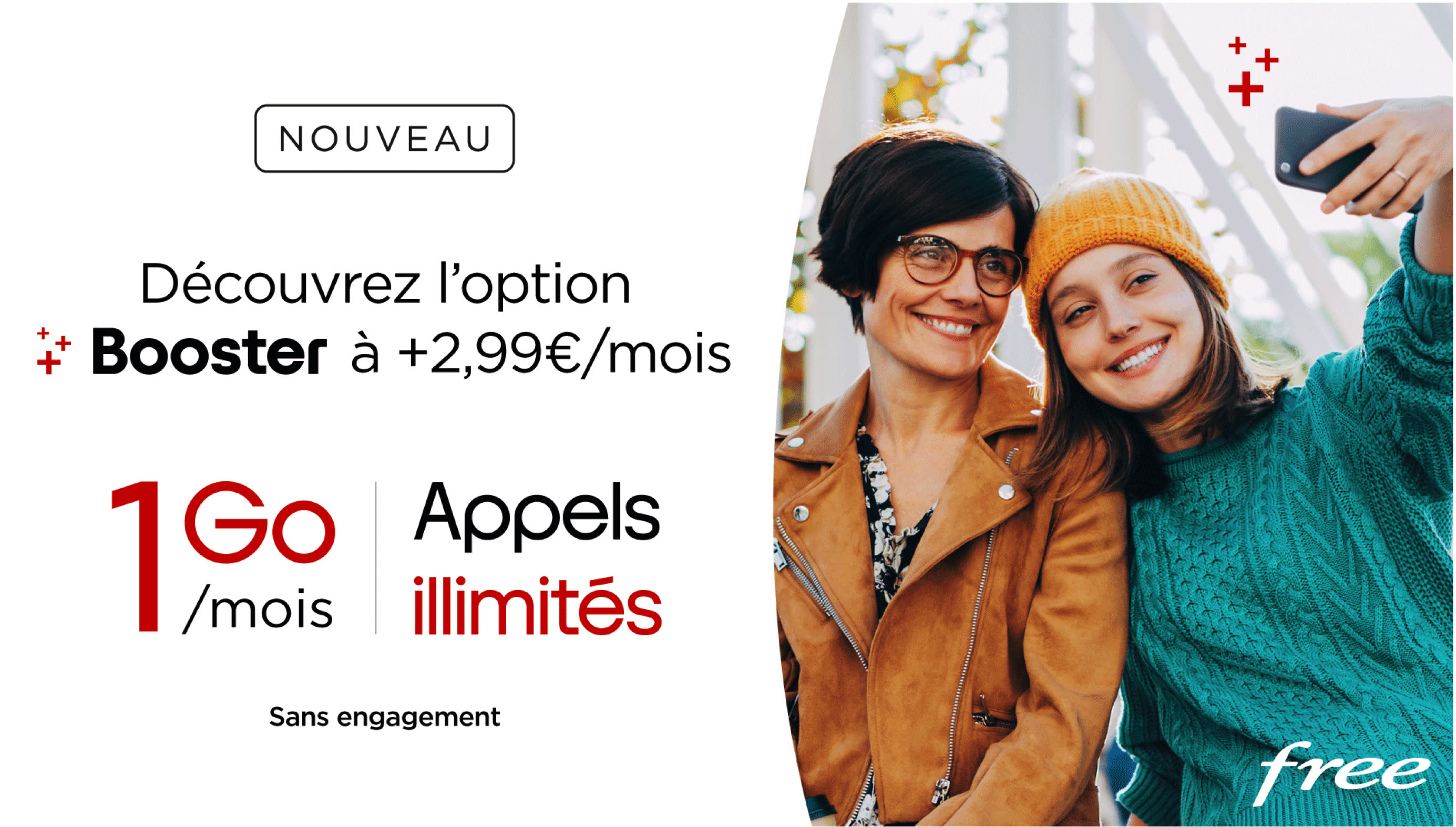 Free Mobile ajoute appels illimités et 1 Go de 4G à son forfait de base