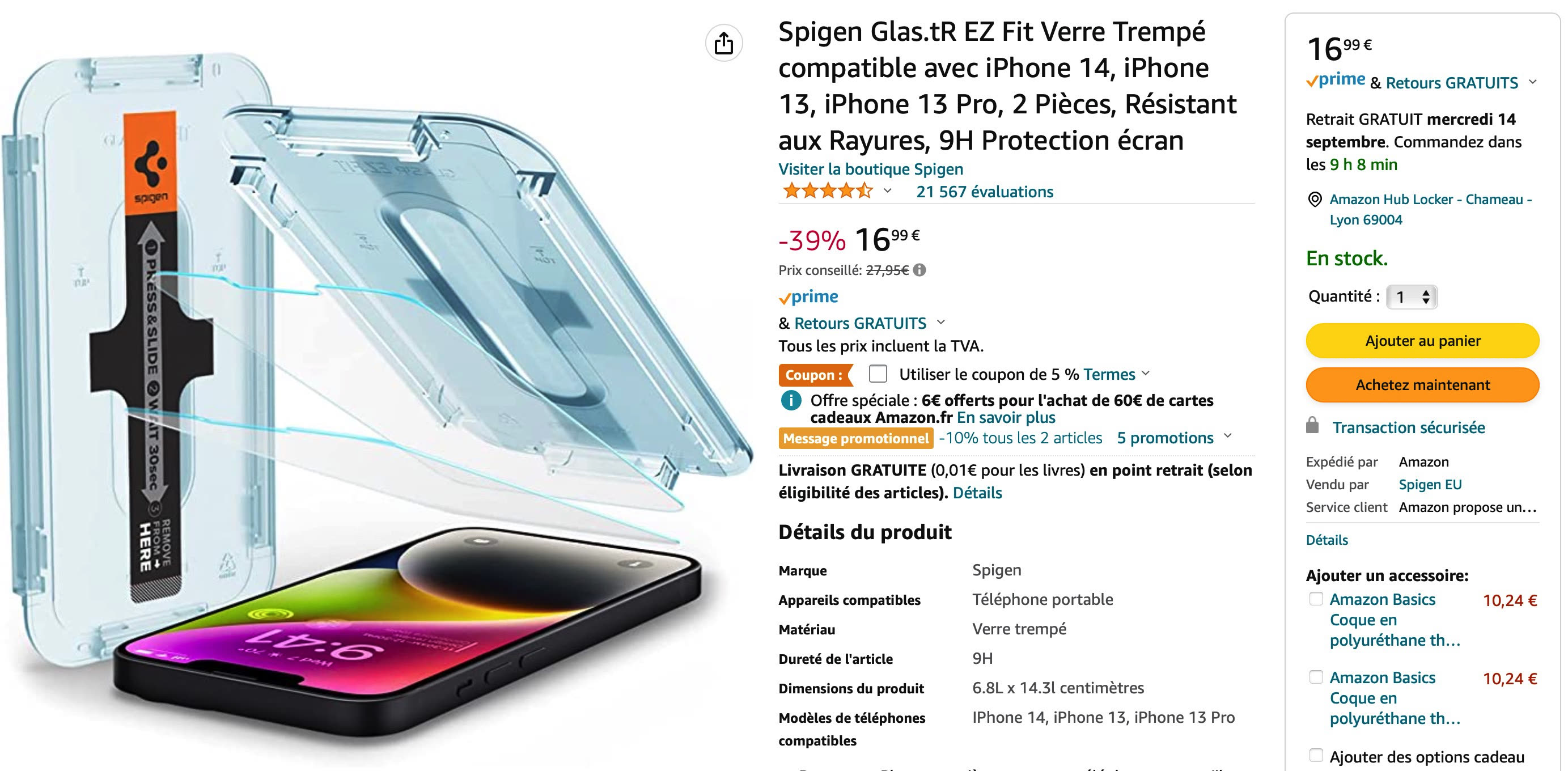 iPhone 14 Belkin, Otterbox et Spigen ont des films pour l'écran