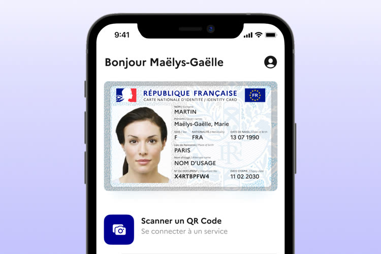 La carte d'identité numérique et l'appli France Identité retardées par un  bug