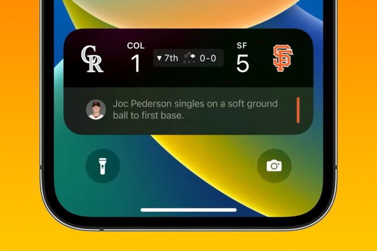 iOS 16.1 : le sport s'invite dans la Dynamic Island et sur l'écran verrouillé
