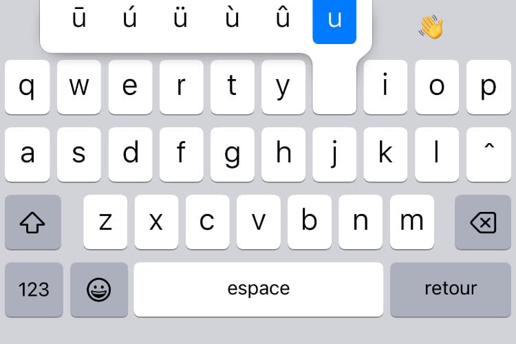 Le retour haptique du clavier virtuel d'iOS 16 peut consommer de