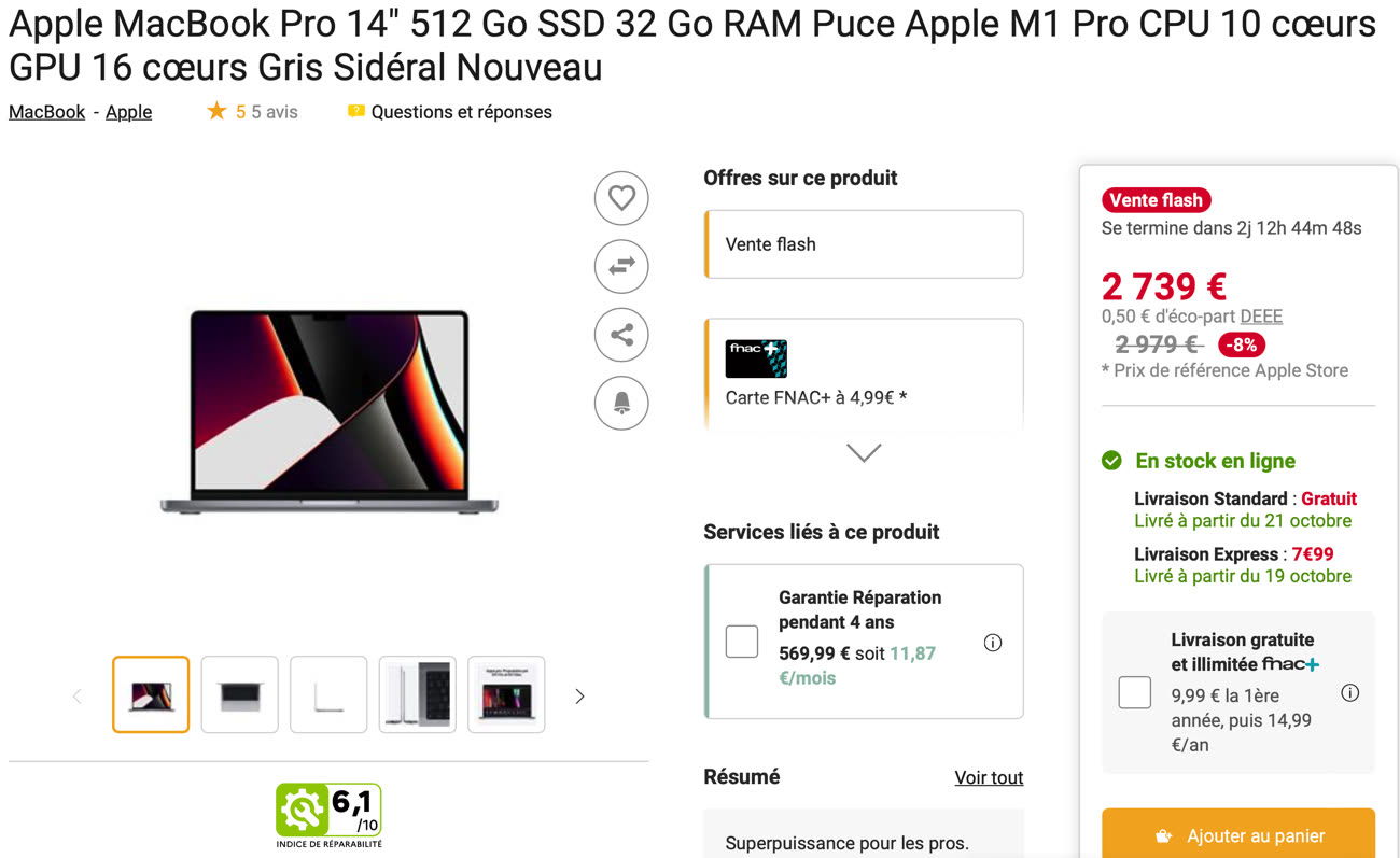 Ce MacBook Pro est à prix vraiment réduit : voici l'explication de ce prix  fou