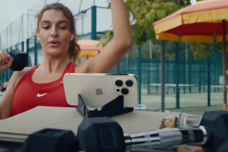 video en galerie : Une pub pour Fitness+ à utiliser sans Apple Watch