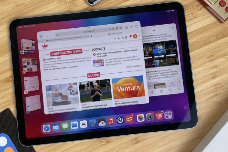 Avec iPadOS 16, vous pourrez enfin utiliser votre tablette avec un deuxième  écran