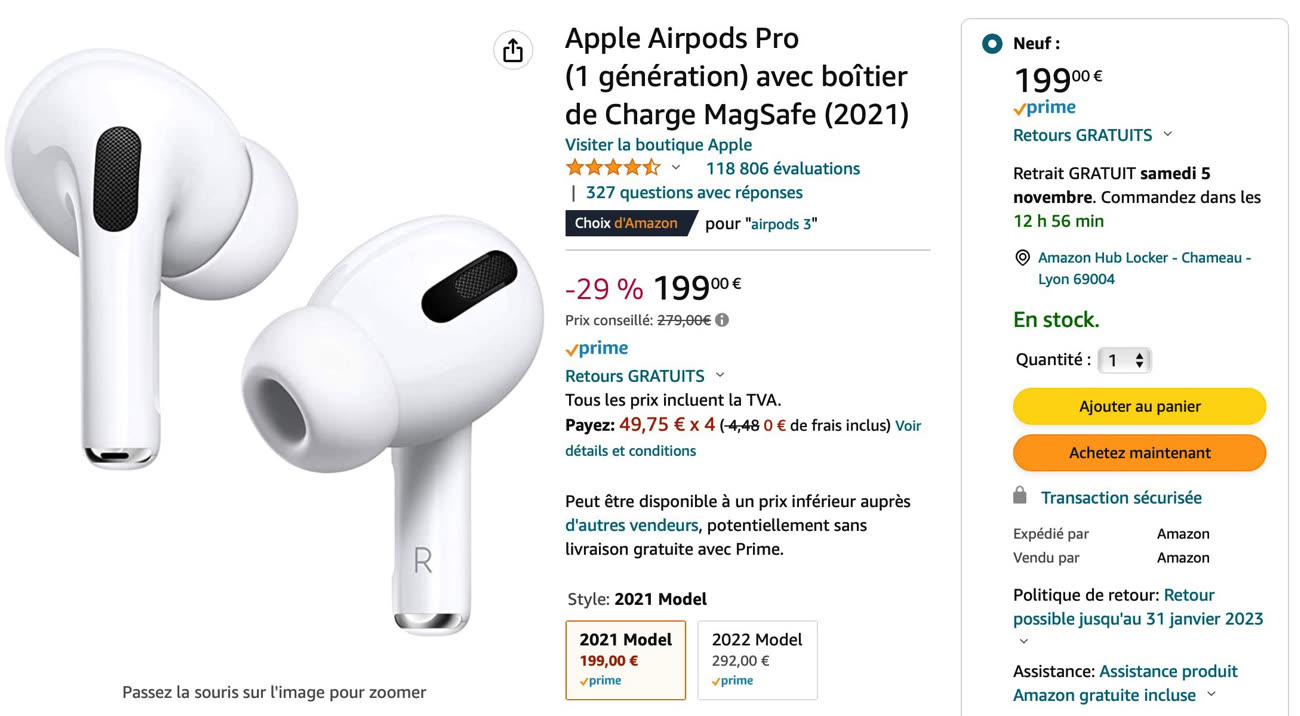 Apple airpods pro2 - Comparez les prix et achetez sur