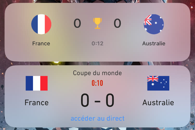 Comment suivre les matchs de la coupe du monde avec les Activités en direct d'iOS 16 ?