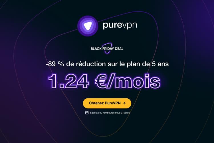Black Friday VPN : -89 % de réduction sur l'abonnement de 5 ans 📍