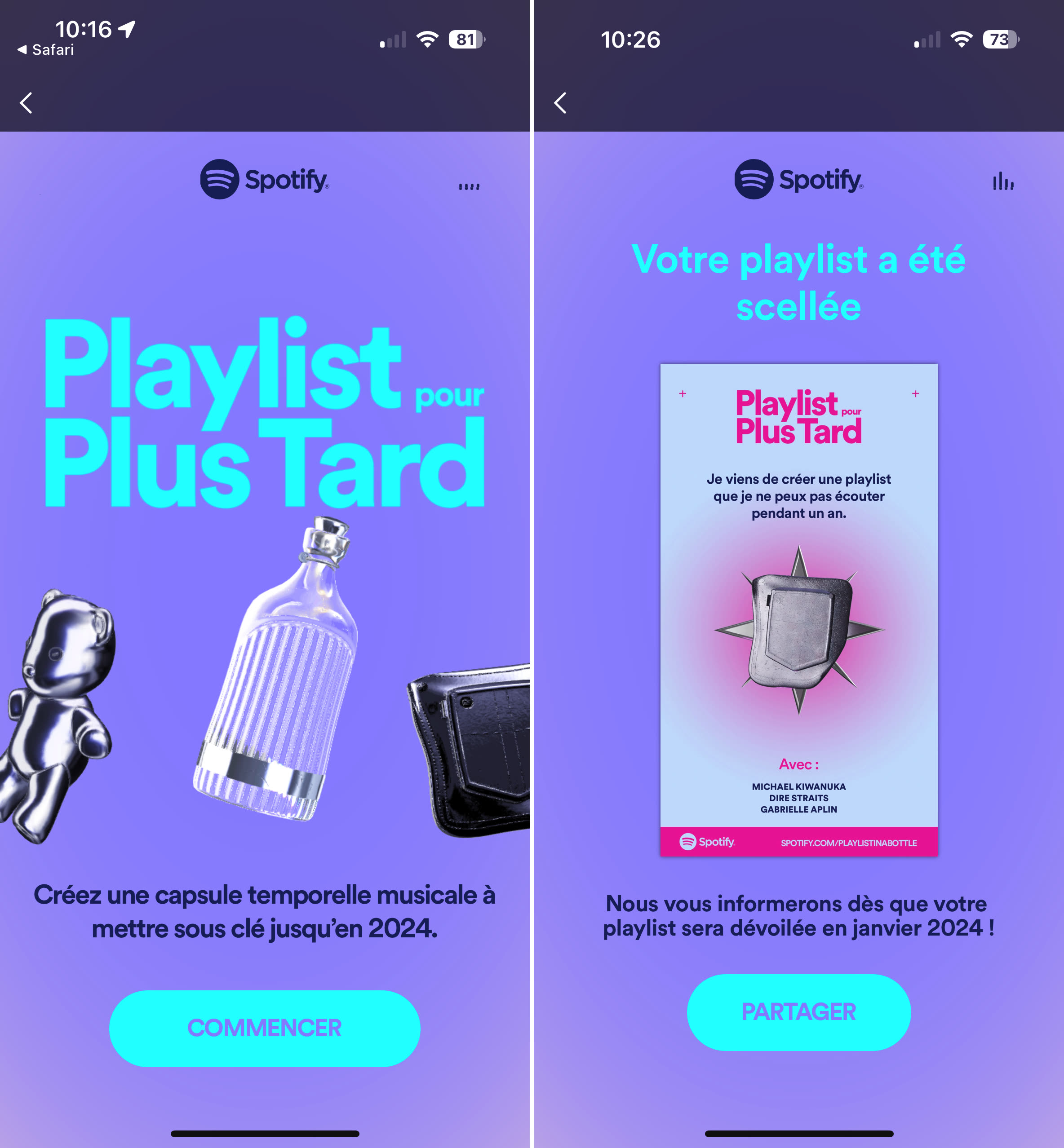 Spotify crée une capsule temporelle musicale pour 2024 iGeneration