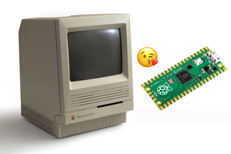BlueSCSI v2 : un Raspberry Pi Pico pour remplacer le disque SCSI d'un vieux Mac