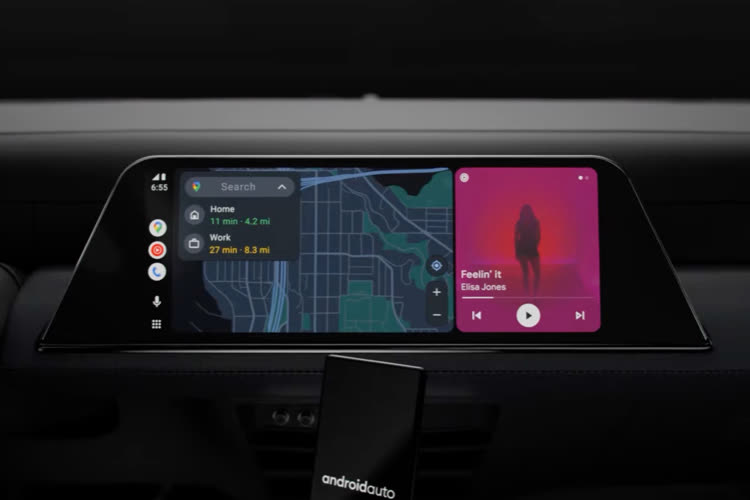 Il nuovo Android Auto, ispirato a CarPlay, viene lanciato dal garage