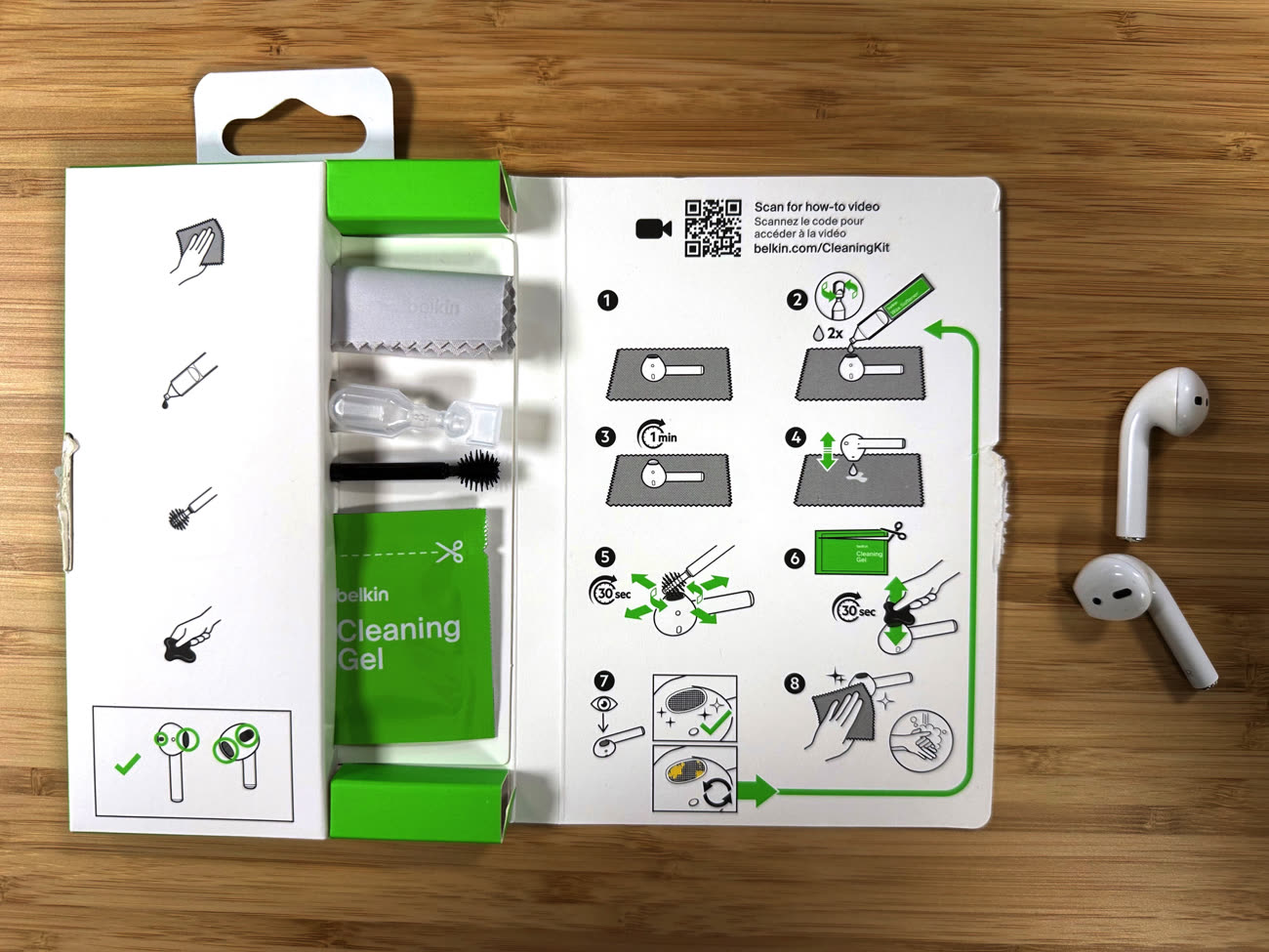 Belkin lance enfin un kit de nettoyage pour AirPods