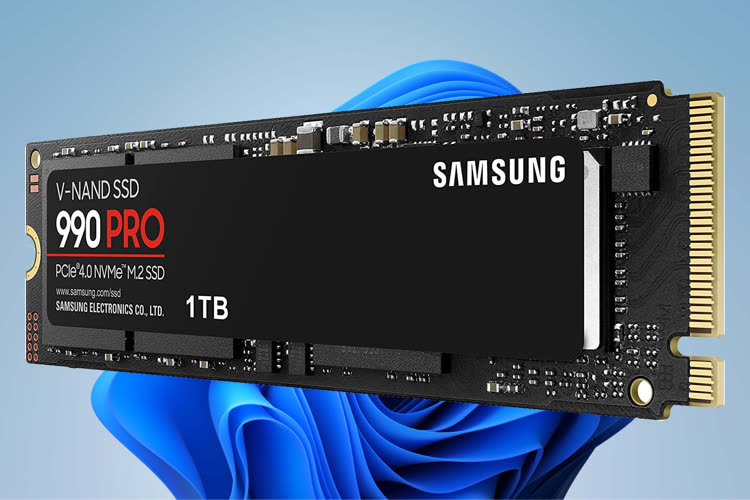 Disque SSD interne Samsung 990 Pro 4 To Noir - SSD internes