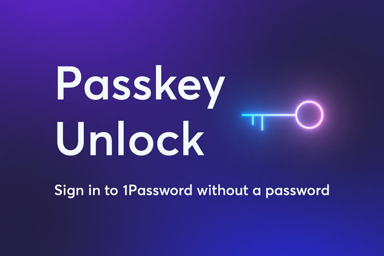 Passkeys : 1Password lui-même pourra être déverrouillé sans mot de passe