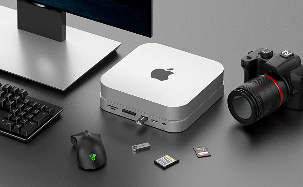 Ce dock Thunderbolt 3 polyvalent s'adapte parfaitement au design du Mac mini