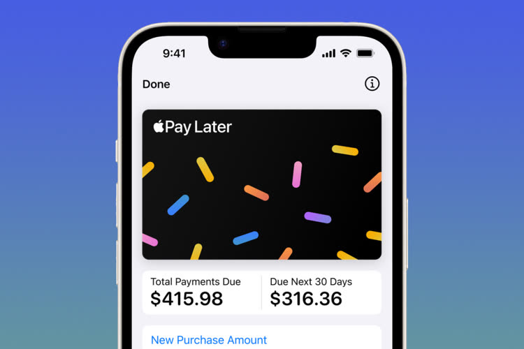 Apple Pay Later lancé aux États-Unis : une offre de crédit pour des paiements en quatre fois sans frais