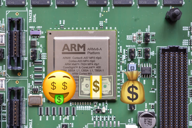 ARM voudrait plus de royalties sur ses puces