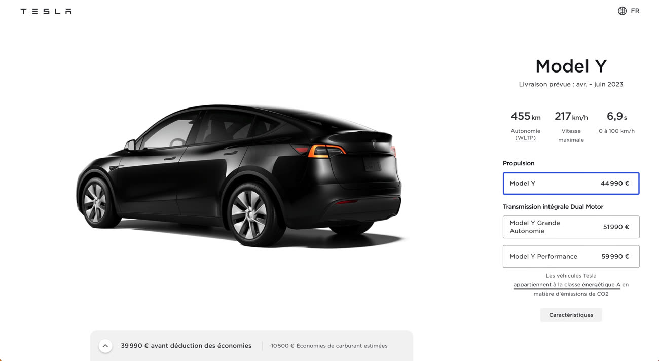Les prix baissent encore chez Tesla et la Model 3 se retrouve au