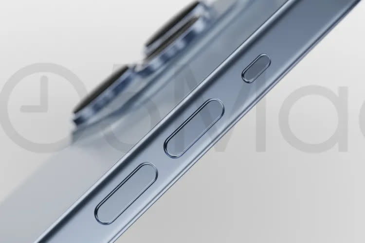 iPhone 15 Pro : nouveaux rendus 3D de ce qui serait le  futur bouton d