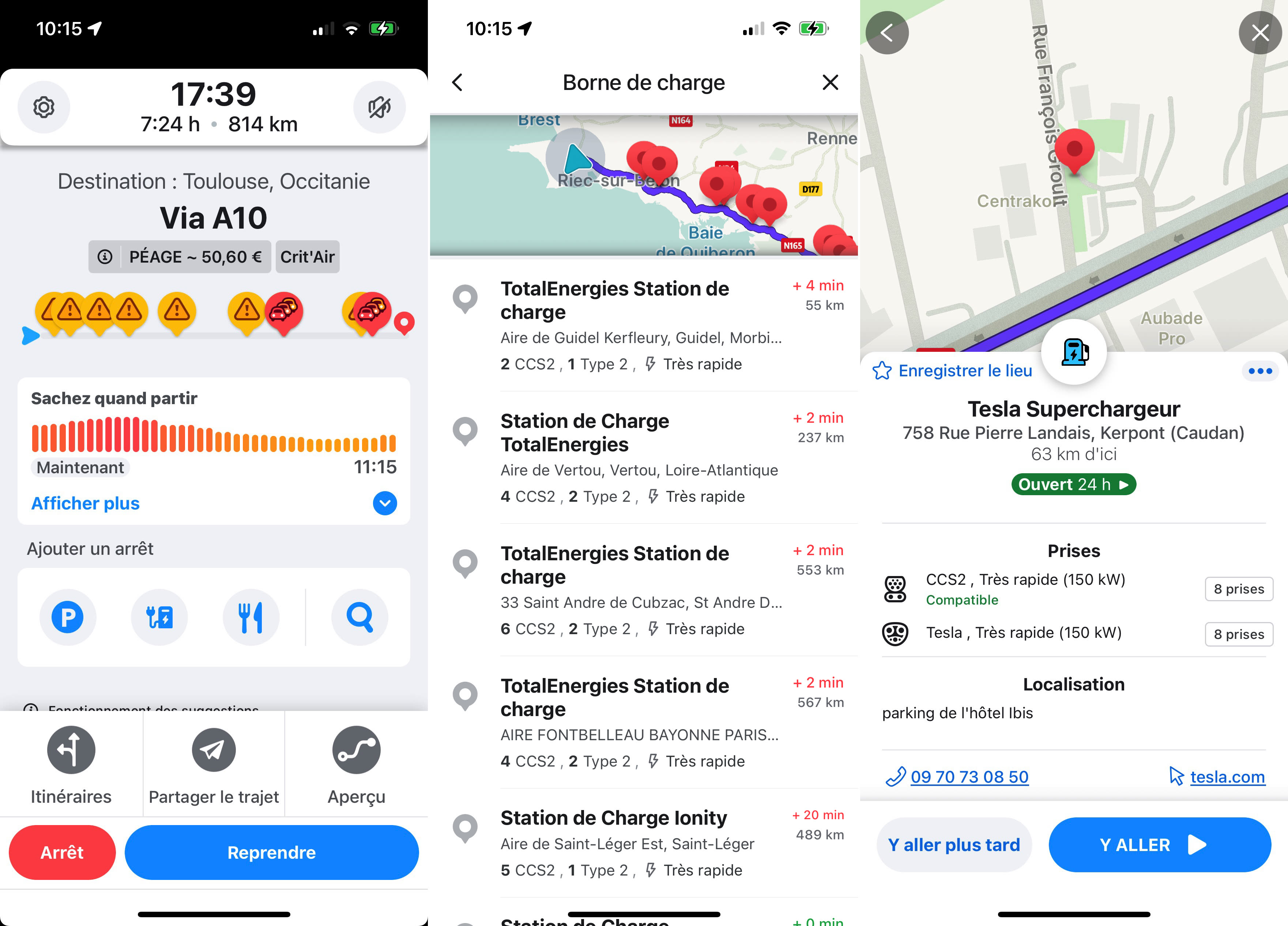 Waze officialise l’affichage des stations de charge pour les voitures
