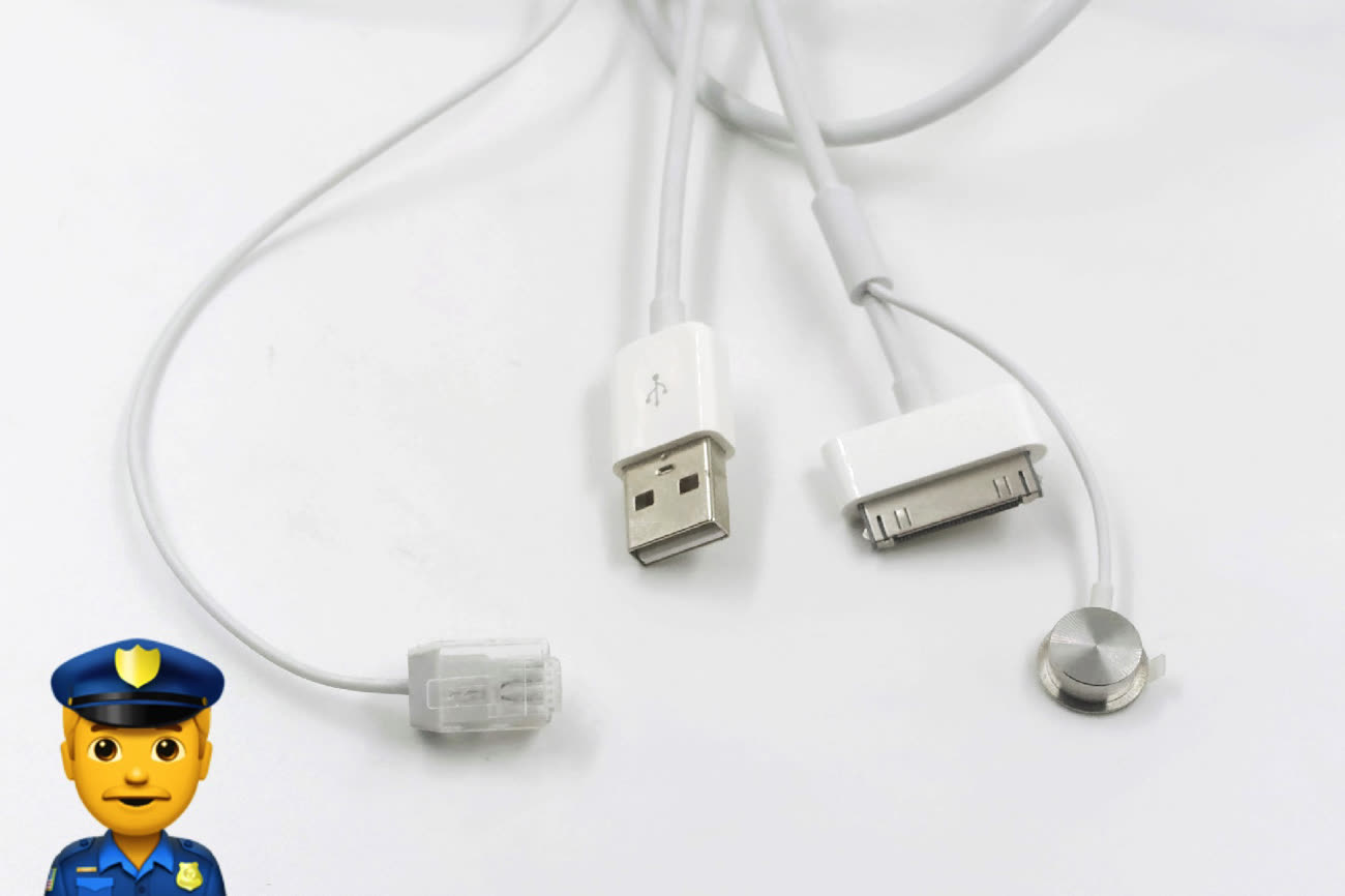 video en galerie : Un câble antivol Apple décortiqué en vidéo