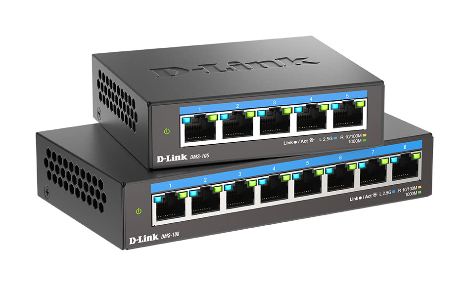 Deux nouveaux switchs Ethernet 2,5 Gb/s économiques chez D-Link