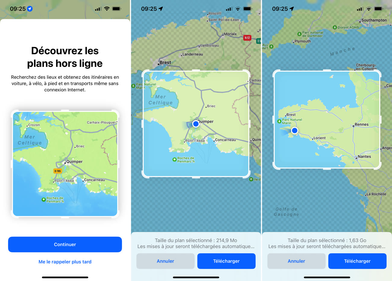 iPhone : comment télécharger une carte Apple Plans pour l'utiliser hors  ligne