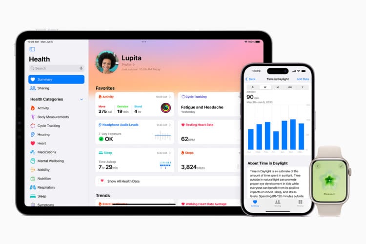 Santé : comment Apple va prendre soin de vos yeux et de votre bien-être mental avec iOS 17