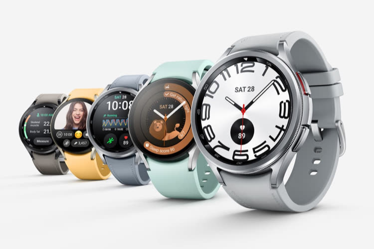 Samsung : un écran plus lumineux et des bordures plus fines pour la gamme Watch6