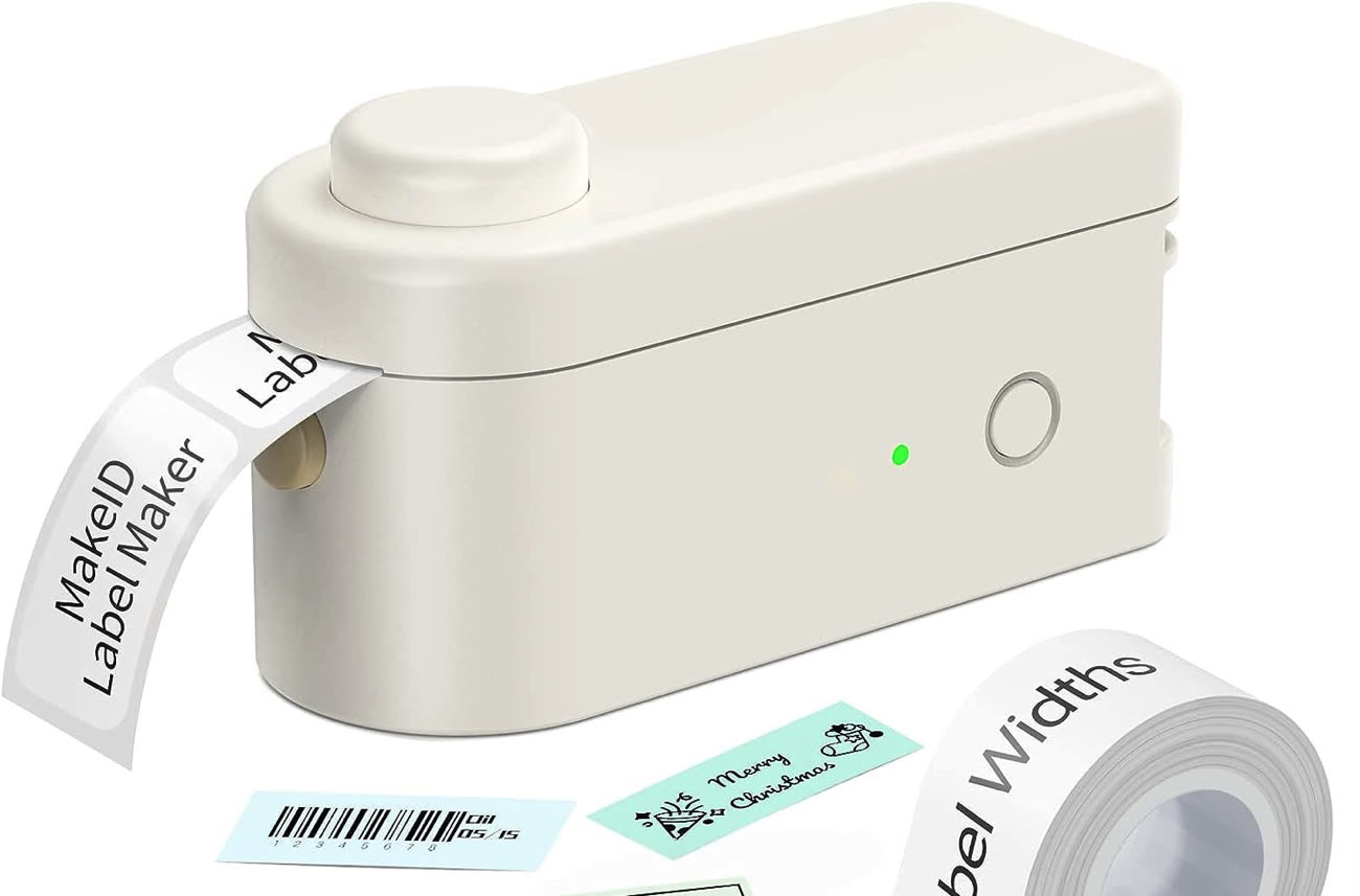 Makeid L1 Étiqueteuse Bluetooth, Imprimante Etiquette Autocollante, Mini  Imprimante Portable Thermique Compatible avec iOS Android pour  l'Étiquetage,Rose : : Fournitures de bureau
