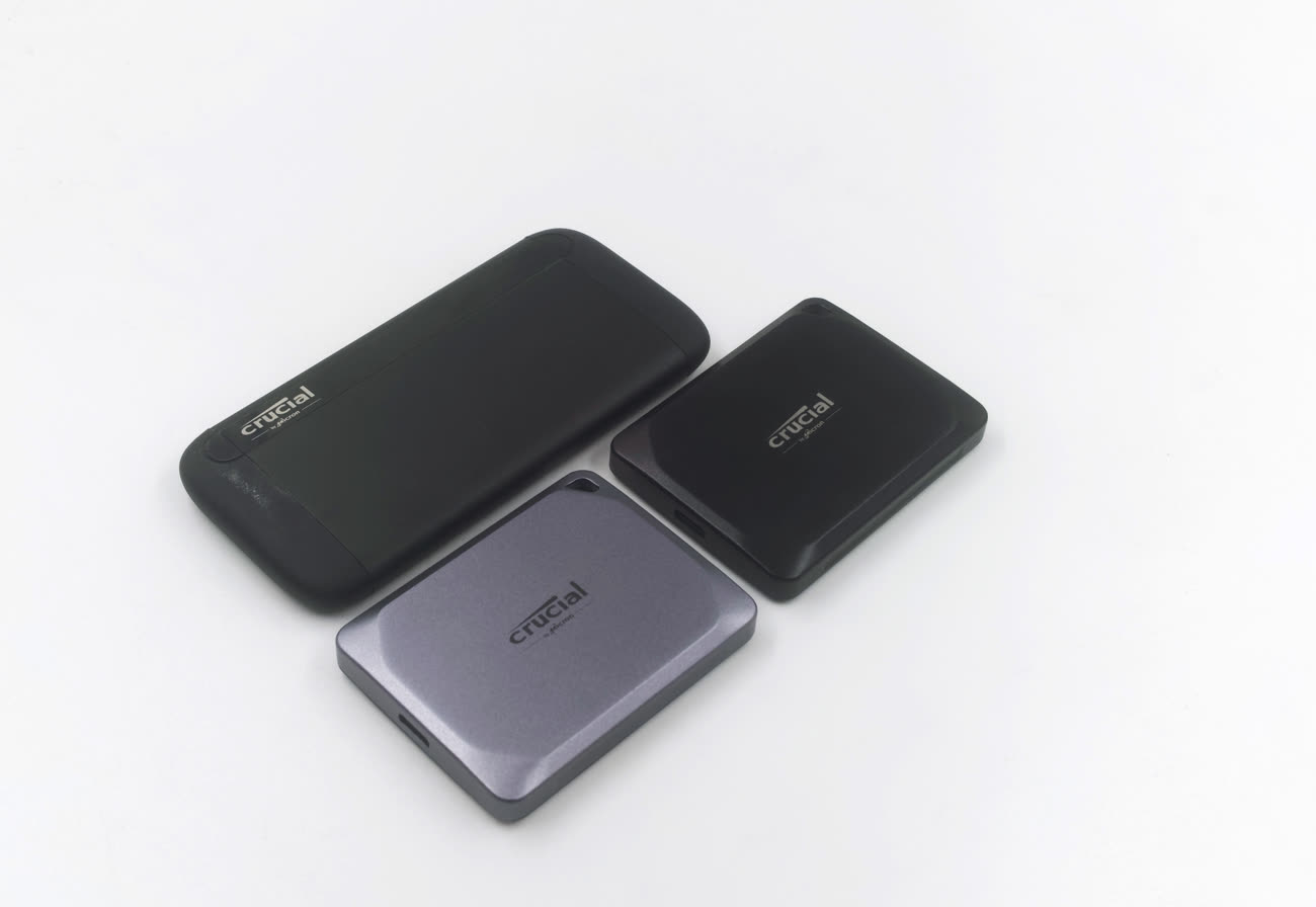 Crucial X9 Pro (1050 Mo/s) et X10 Pro (2100 Mo/s) : deux SSD portables  rapides, compacts et résistants