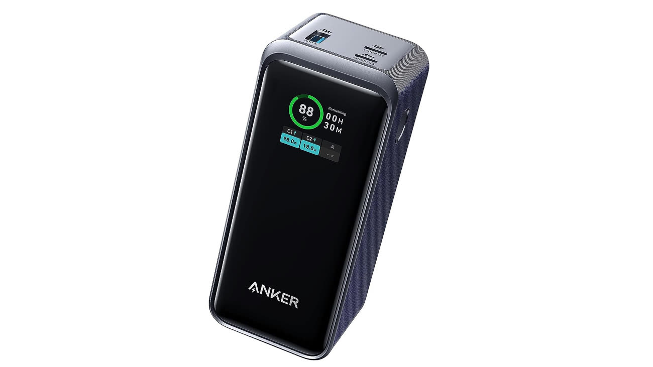 La petite batterie externe d'Anker avec écran couleur est
