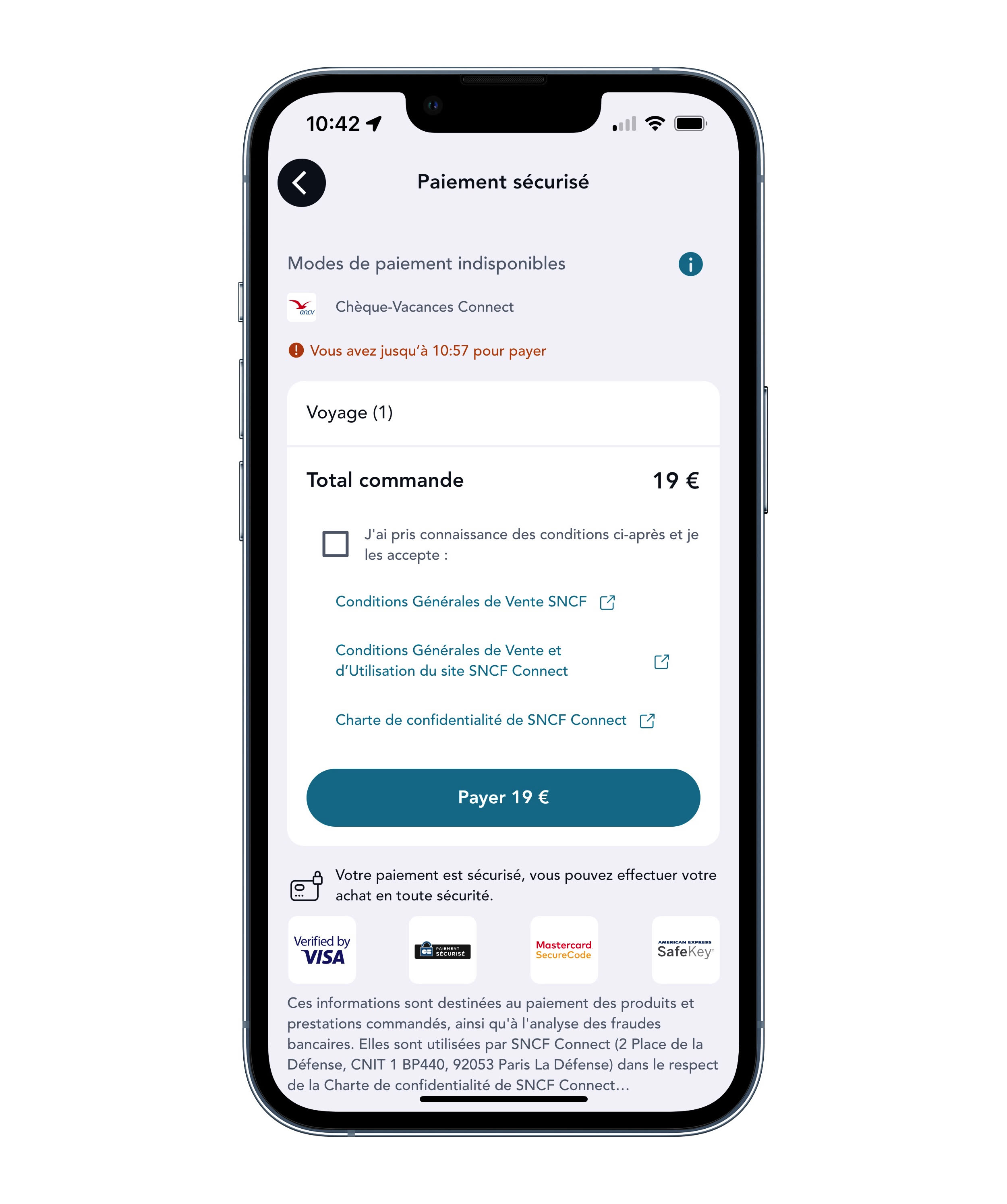 Apple Pay disparait momentanément de SNCF Connect pour certains clients à cause d