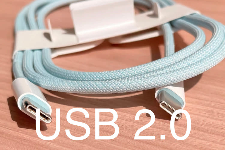 Le câble USB-C des iPhone serait uniquement USB 2.0