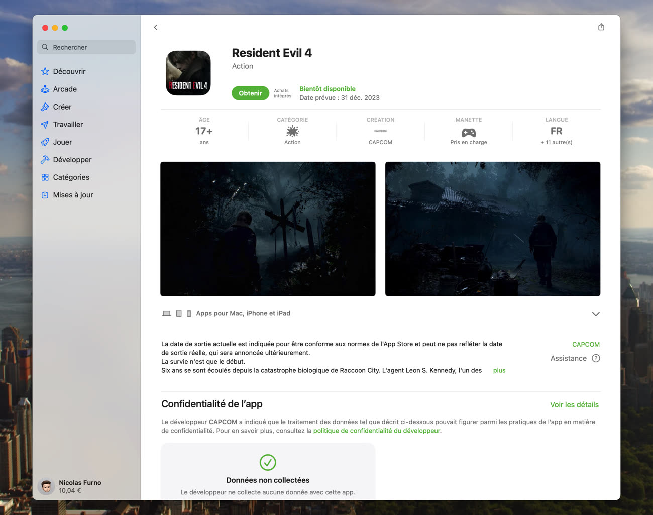 Resident Evil 4 en App Store