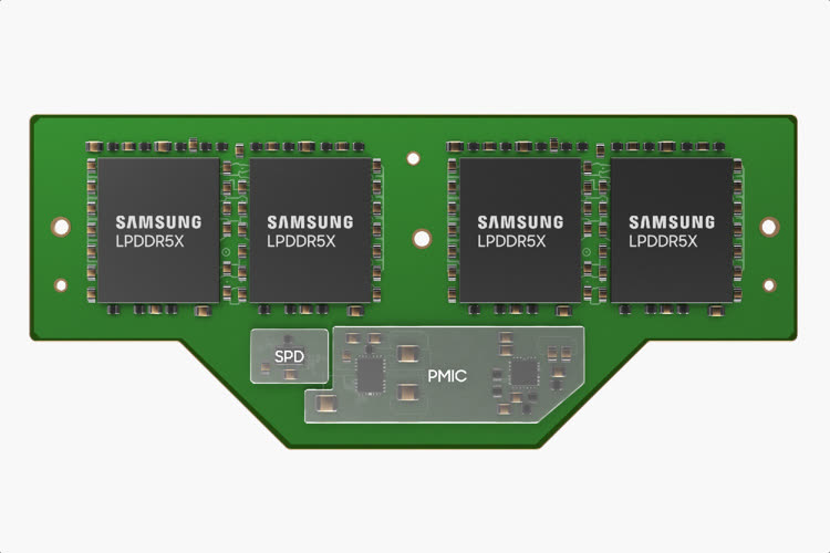 Samsung lance un module pour de la RAM LPDDR5 amovible, parfait pour les Mac M2