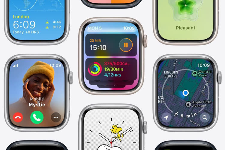 Apple Watch : des correctifs avec watchOS 10.0.1