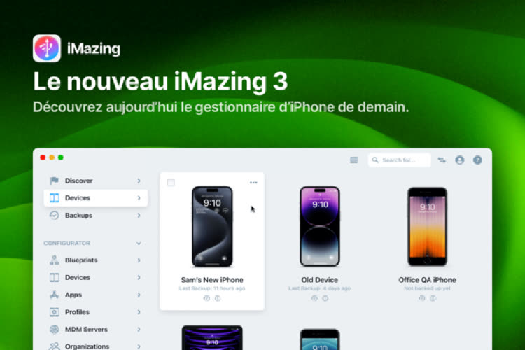 iMazing 3 : essayez dès maintenant le gestionnaire d'iPhone du futur 📍