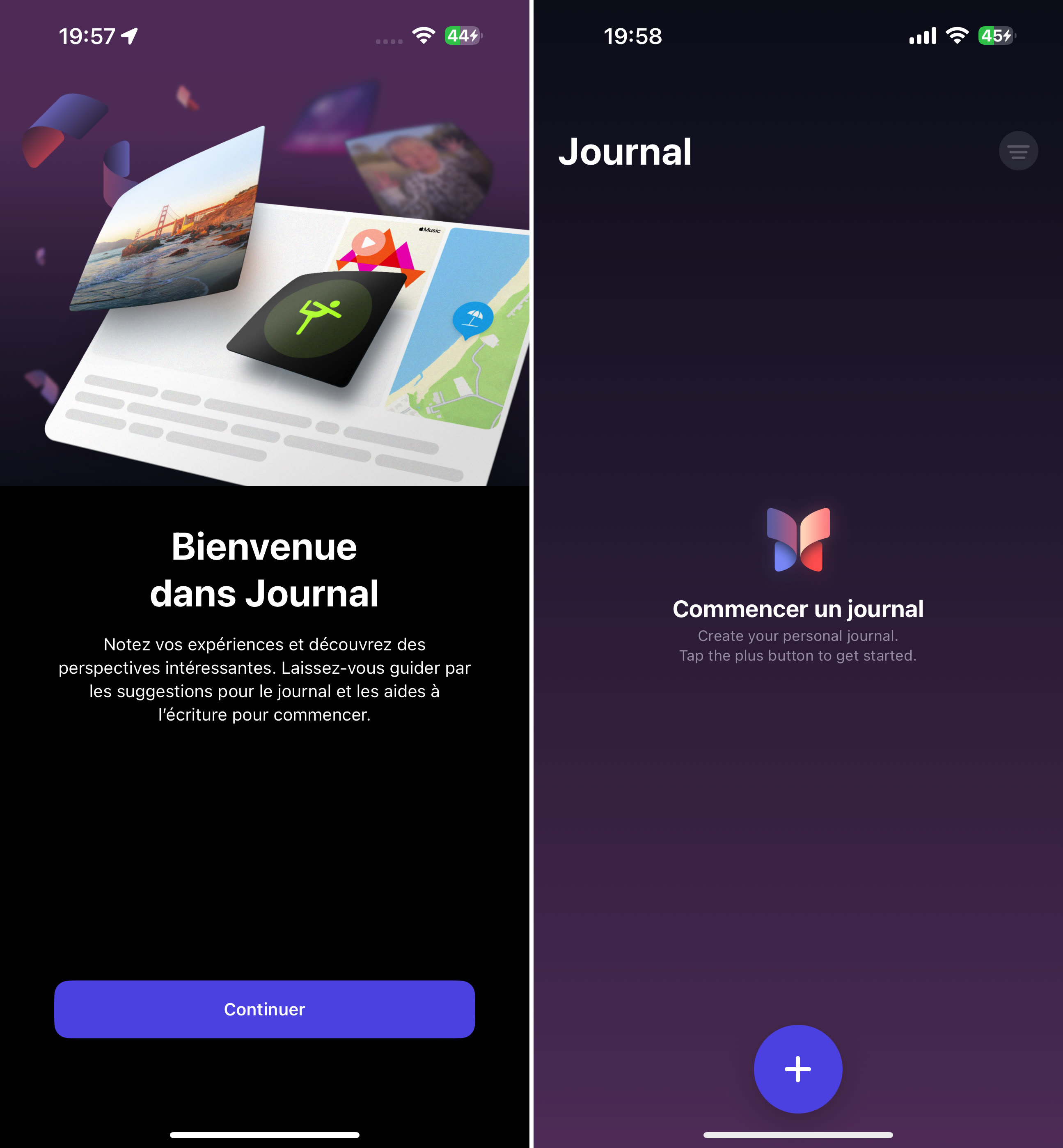 Aperçu de Journal, la nouvelle application de journal intime d'iOS 17