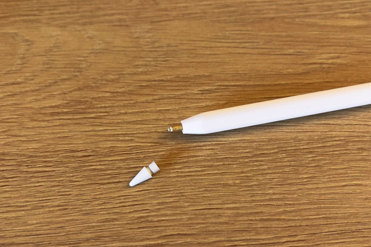 L'Apple Pencil 3 proposerait plusieurs pointes aimantées