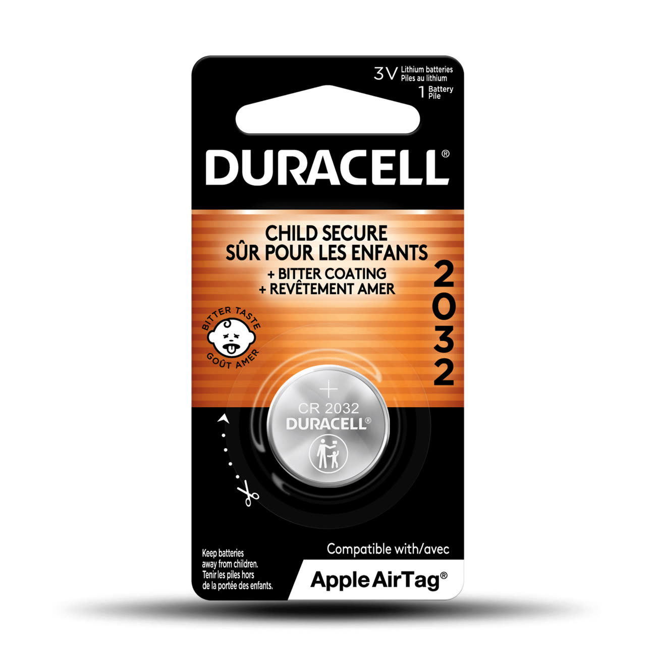 Apple déconseille les piles Duracell sécurisées pour ses AirTags