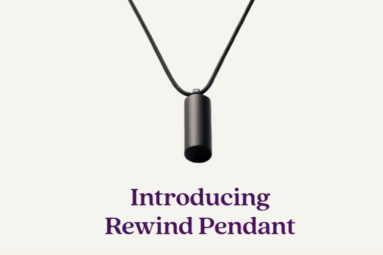 Rewind Pendant : un pendentif-micro qui enregistre tout, tout le temps, parce que pourquoi pas