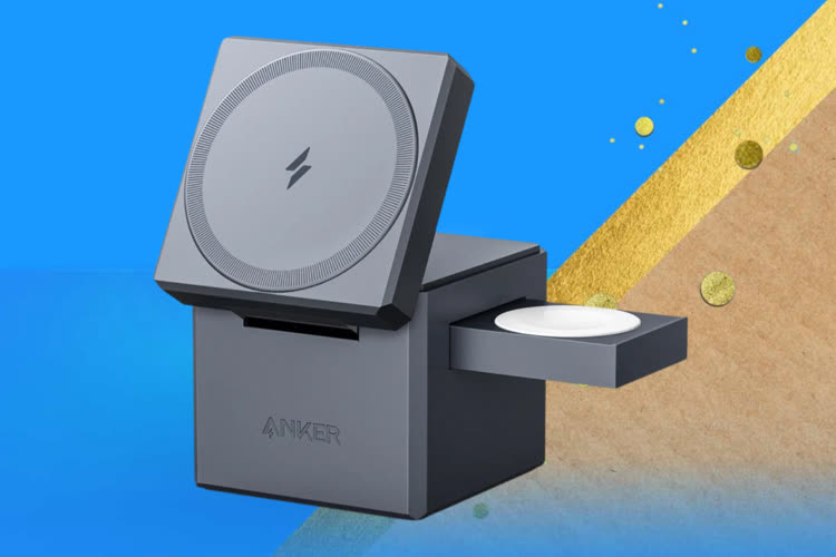 Vente flash : la batterie externe Anker magnétique à 19 €, le cube 3-en-1 MagSafe à 123 €
